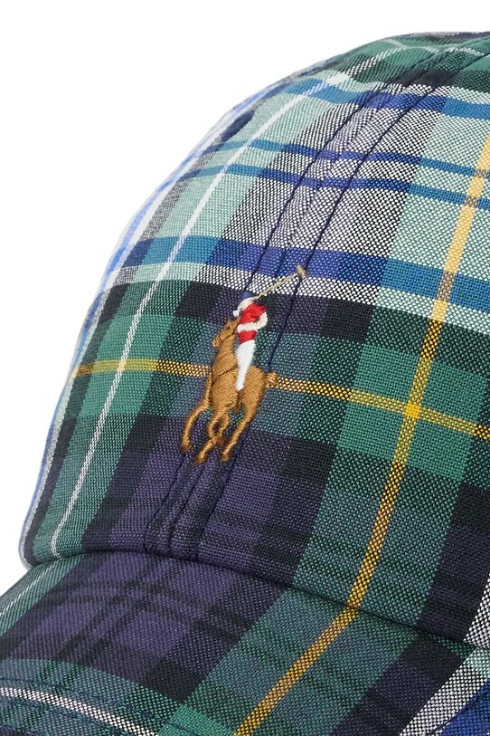 Akcesoria Polo Ralph Lauren czapka z daszkiem bawełniana 710972690 zielony