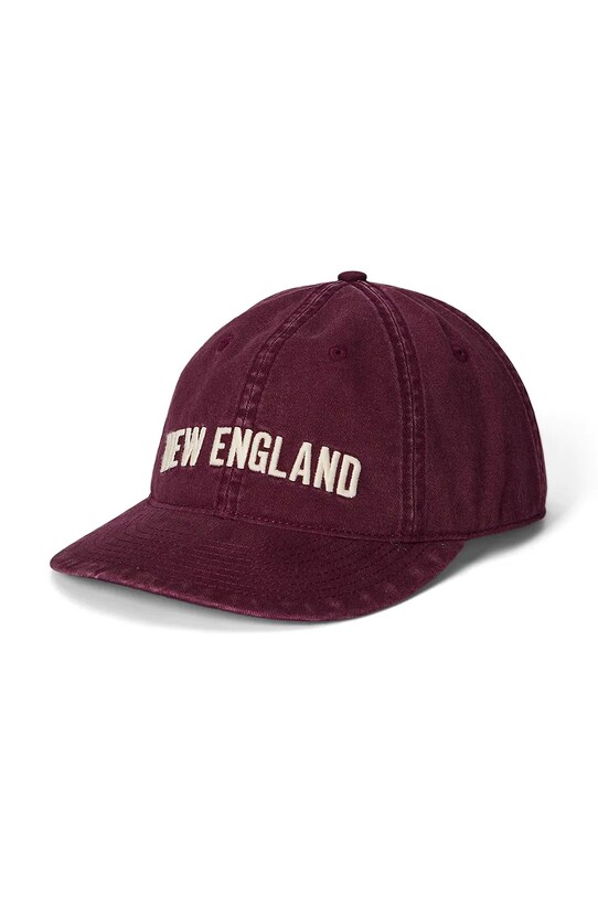 Bavlnená šiltovka Polo Ralph Lauren bavlna burgundské 710973296