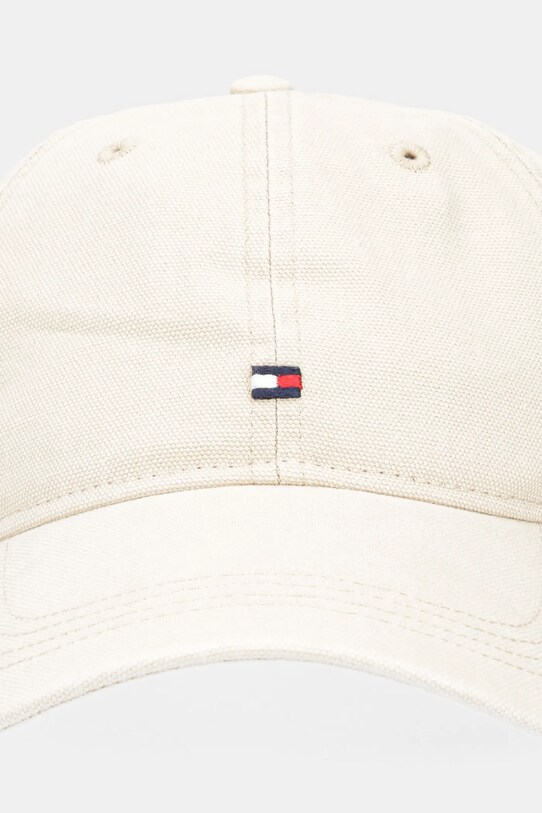 Tommy Hilfiger czapka z daszkiem bawełniana AM0AM13426 beżowy AW25