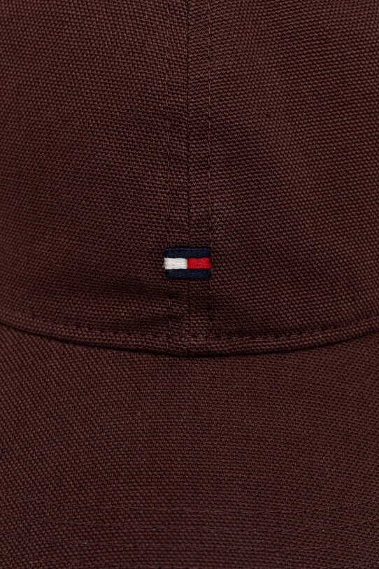 Бавовняна бейсболка Tommy Hilfiger AM0AM13426 коричневий AW25