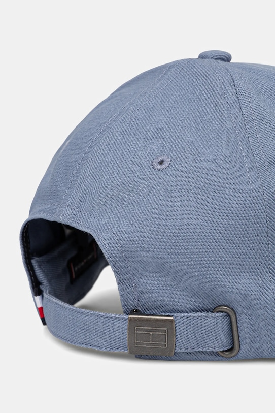 Αξεσουάρ Βαμβακερό καπέλο του μπέιζμπολ Tommy Hilfiger AM0AM13431 μπλε