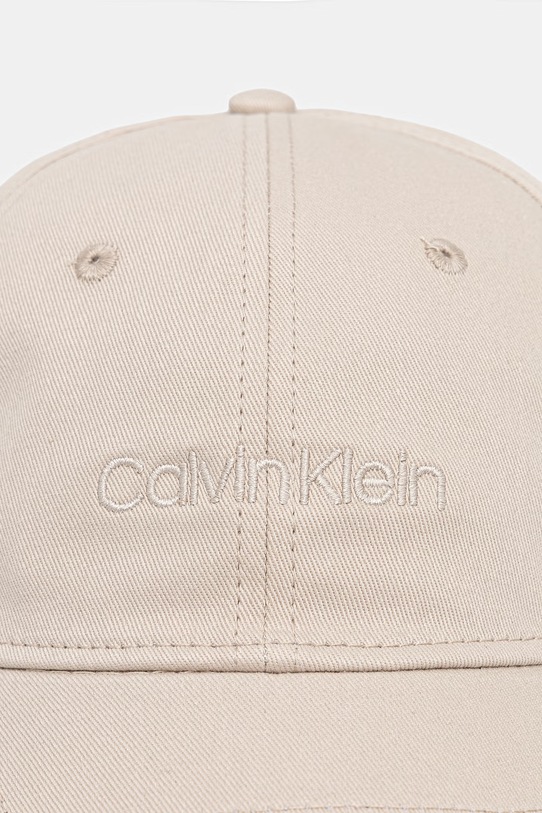 Calvin Klein bejzbolska kapa muška pamučna LV04D5003G bež SS26