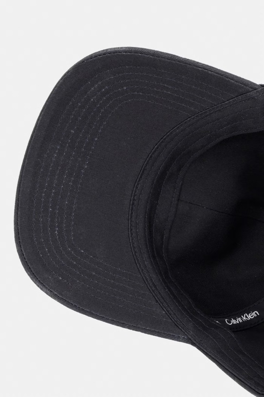 Calvin Klein baseballová čepice pánská bavlněná černá LV04D5003G