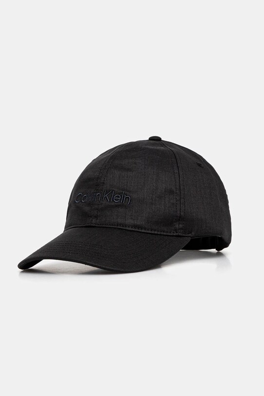 Calvin Klein czapka z daszkiem aplikacja czarny LV04D5024G