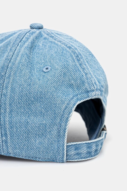Akcesoria Calvin Klein czapka z daszkiem bawełniana LV04G5068G niebieski