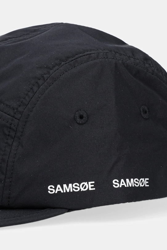 Samsoe Samsoe czapka z daszkiem SAWINDY U25200003 czarny AW25