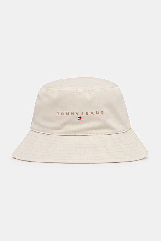 Tommy Jeans kapelusz bawełniany bawełna beżowy AM0AM13420