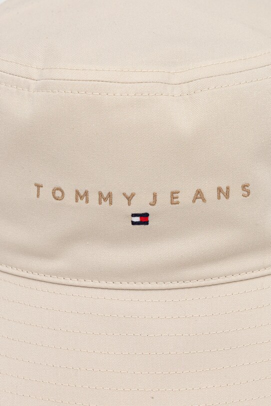 Bavlnený klobúk Tommy Jeans AM0AM13420 béžová AW25