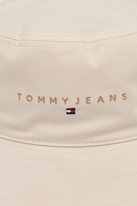 Tommy Jeans kapelusz bawełniany AM0AM13420 beżowy AW25