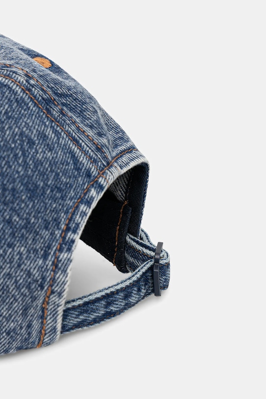 Akcesoria Tommy Jeans czapka z daszkiem jeansowa AM0AM13424 niebieski