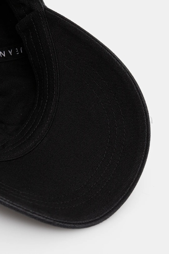 Bombažna bejzbolska kapa Tommy Jeans črna AM0AM13550
