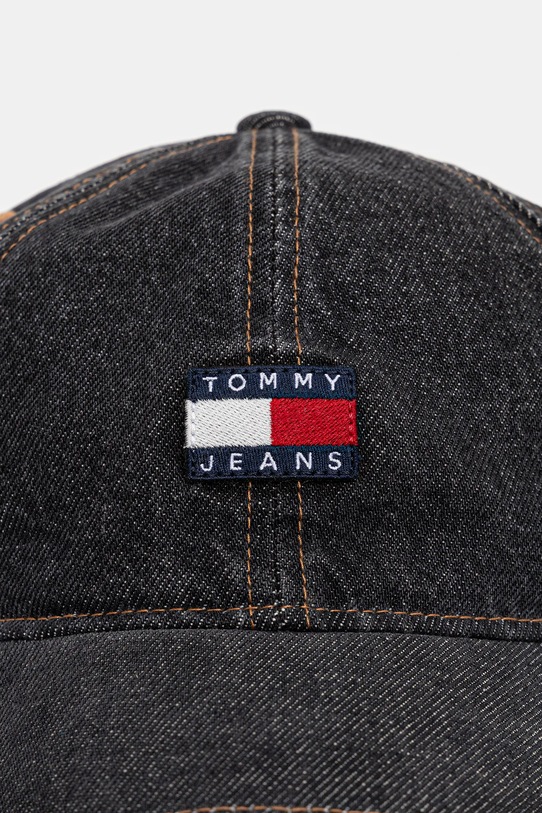 Jeans baseball kapa Tommy Jeans AM0AM13567 črna AW25