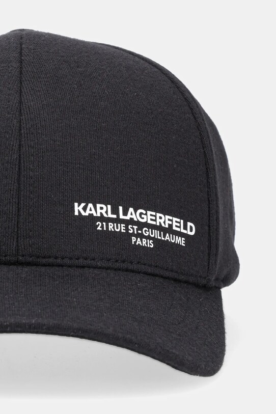 Karl Lagerfeld czapka z daszkiem 553128.805620 czarny AW25