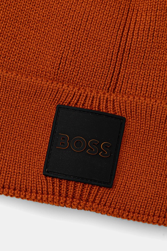 Akcesoria BOSS Orange czapka z wełną 50546155 pomarańczowy