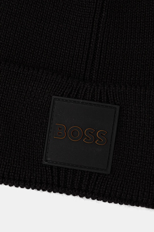 Akcesoria BOSS Orange czapka z wełną 50546155 czarny