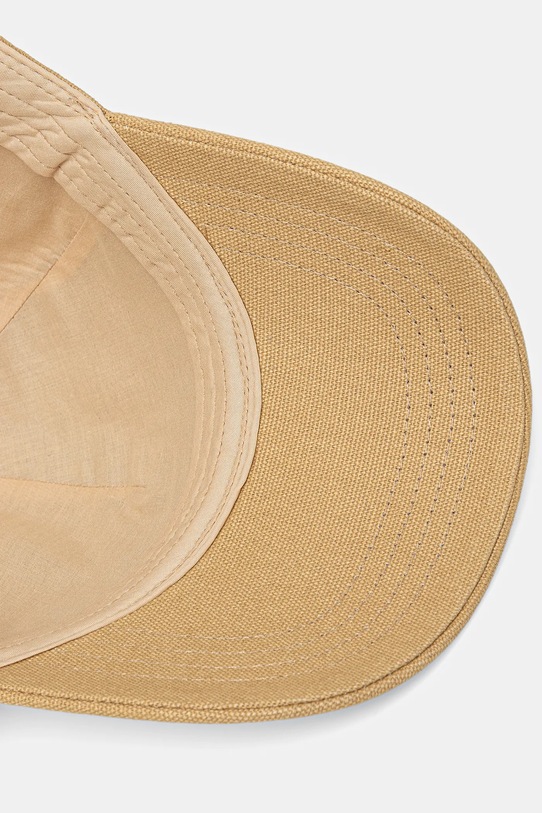 Karl Lagerfeld Jeans czapka z daszkiem bawełniana beżowy A1M33001