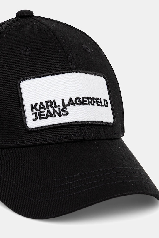 Karl Lagerfeld Jeans czapka z daszkiem A2M33089 czarny AW25
