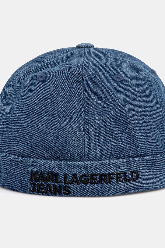 Karl Lagerfeld Jeans czapka bawełniana dziecięca A3M33108 niebieski AW25