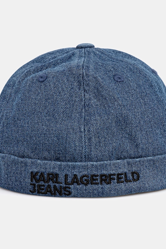 Karl Lagerfeld Jeans czapka bawełniana dziecięca A3M33108 niebieski AW25
