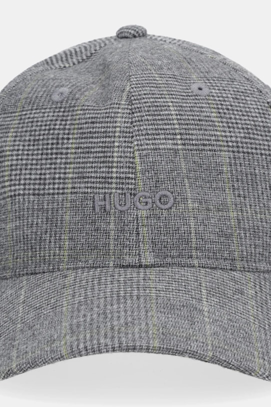 HUGO șapcă 50544430 gri AW25