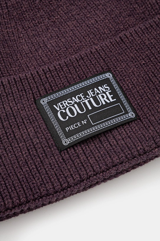 Versace Jeans Couture czapka 79GAZK50.ZG396 fioletowy AW25