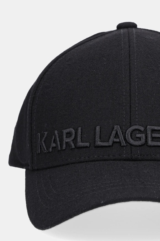 Karl Lagerfeld șapcă căptușită cu lână 554121.805614 negru AW25