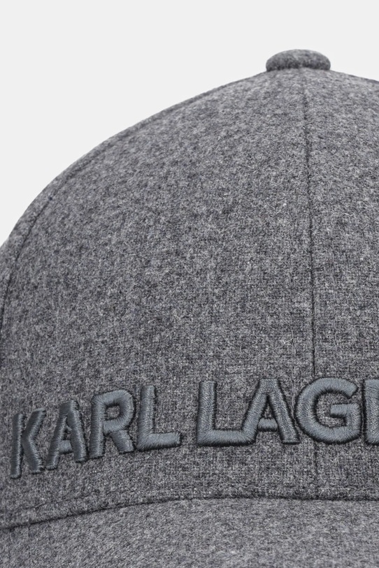 Karl Lagerfeld șapcă căptușită cu lână 554129.805614 gri AW25