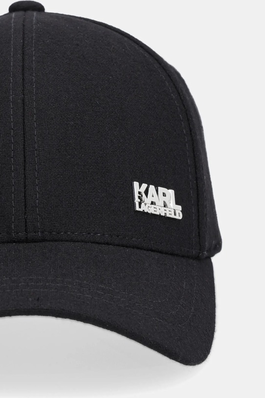 Karl Lagerfeld șapcă căptușită cu lână 554121.805622 negru AW25