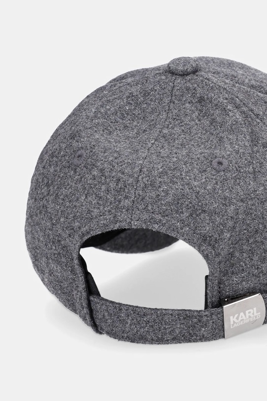 Accesorii Karl Lagerfeld șapcă căptușită cu lână 554129.805622 gri