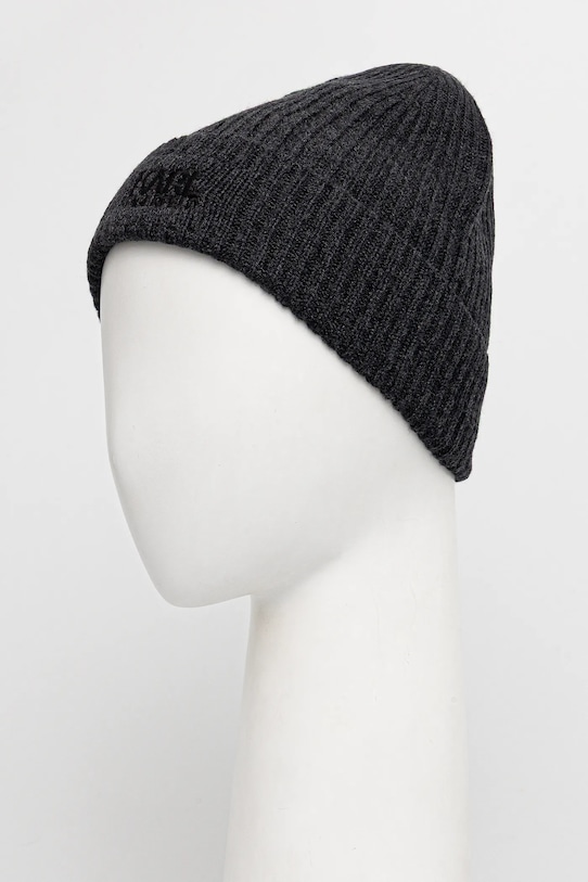 Čiapka s prímesou vlny Karl Lagerfeld 554305.805601 sivá AW25