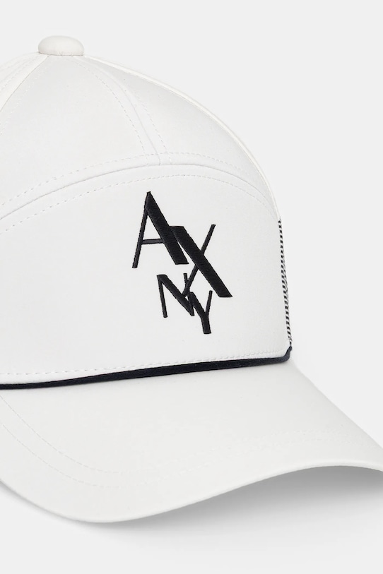 Armani Exchange czapka z daszkiem XM001514.AF15606 biały AW25