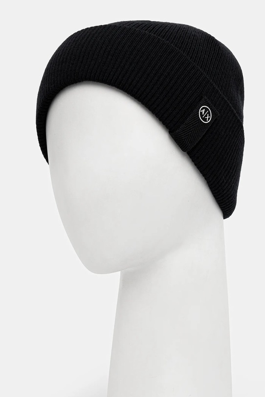 Armani Exchange czapka z domieszką wełny XM001532.AF10348 czarny AW25