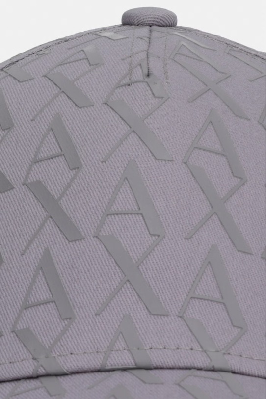 Armani Exchange baseball kapa moška bombažna 954229.CC813 siva SS26