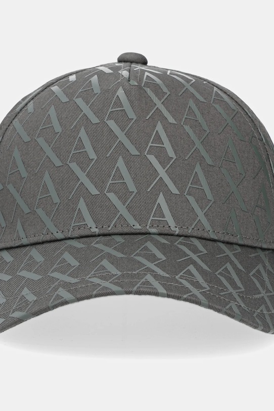 Armani Exchange czapka z daszkiem bawełniana 954229.CC813 zielony AW25
