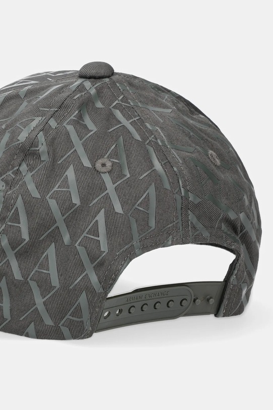 Akcesoria Armani Exchange czapka z daszkiem bawełniana 954229.CC813 zielony