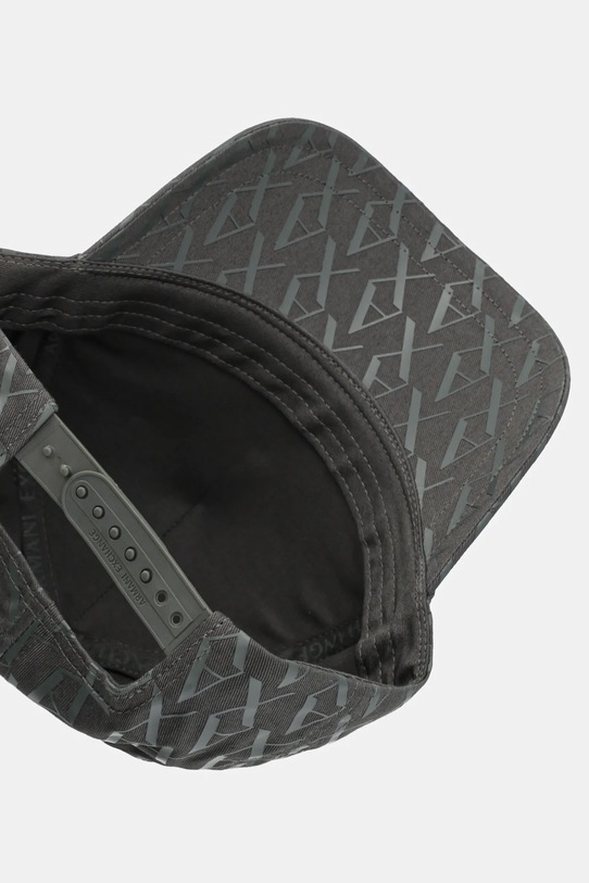 Armani Exchange czapka z daszkiem bawełniana zielony 954229.CC813