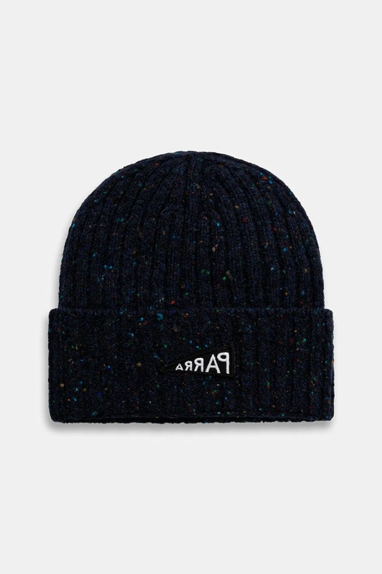 by Parra hat with wool Reversed flag medium thickness navy 54476