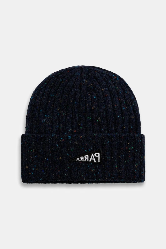 by Parra hat with wool Reversed flag medium thickness navy 54476
