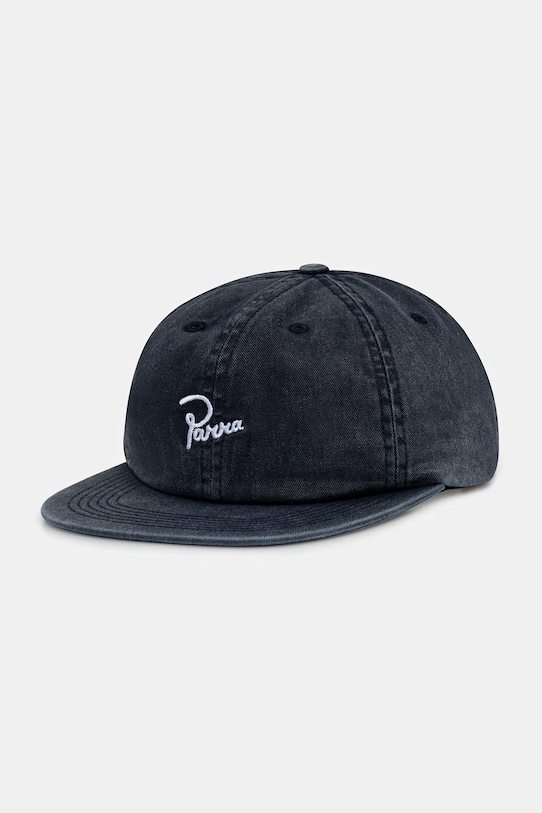 by Parra șapcă Signature 6 panel bumbac bleumarin 54470