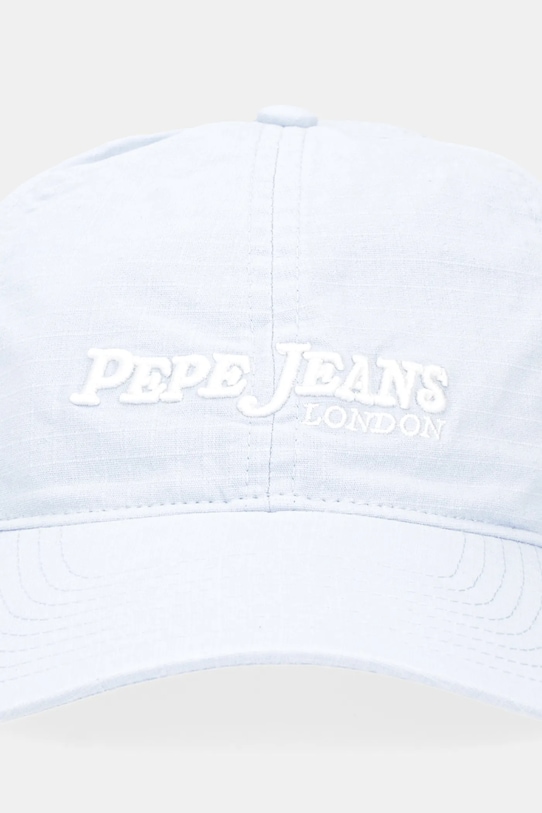 Pepe Jeans czapka z daszkiem bawełniana PM040571 niebieski AW25