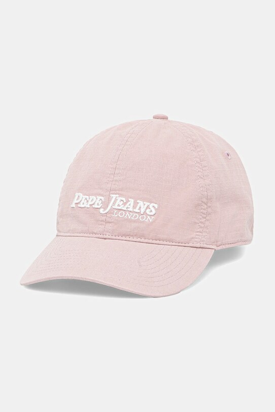 Pepe Jeans șapcă de baseball din bumbac bumbac roz PM040571