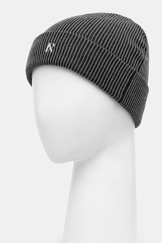 Represent czapka Rib Knit Beanie MLM100354 szary AW25