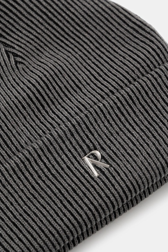 Akcesoria Represent czapka Rib Knit Beanie MLM100354 szary