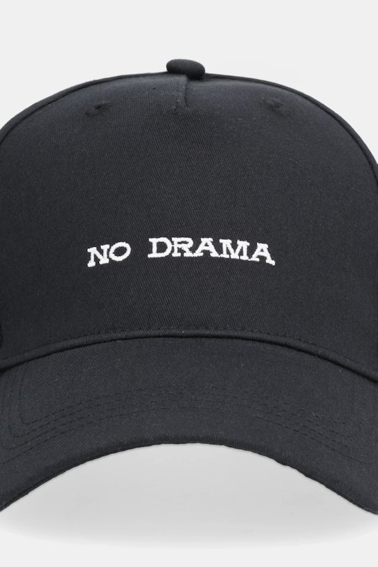 Βαμβακερό καπέλο του μπέιζμπολ Sisley 68JHSA00R μαύρο AW25