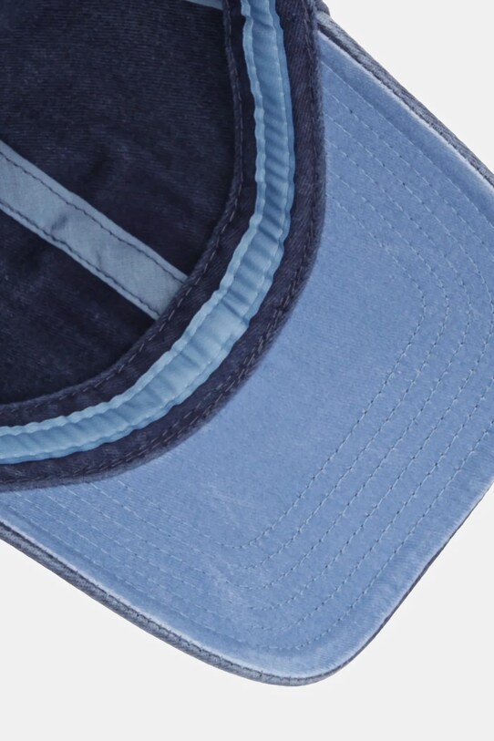 Hackett London czapka z daszkiem jeansowa granatowy HM042654