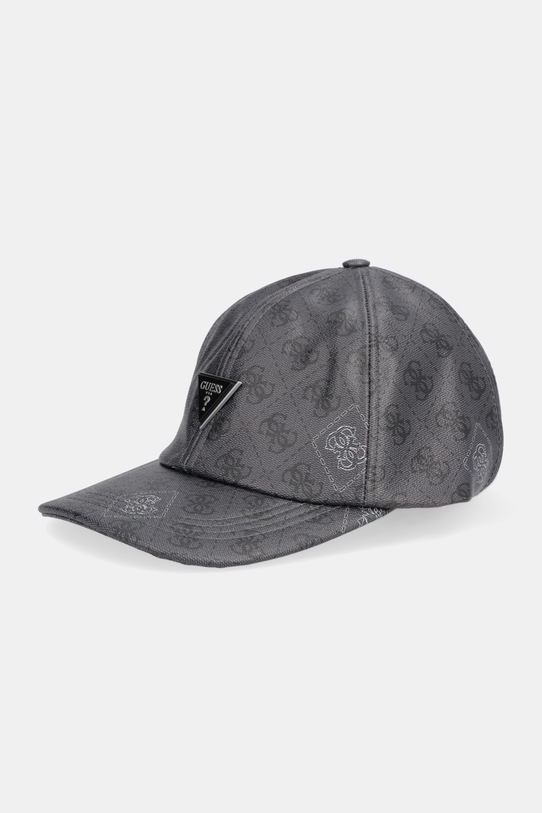 Guess czapka z daszkiem MILANO drobny wzór czarny AM9546.POL01