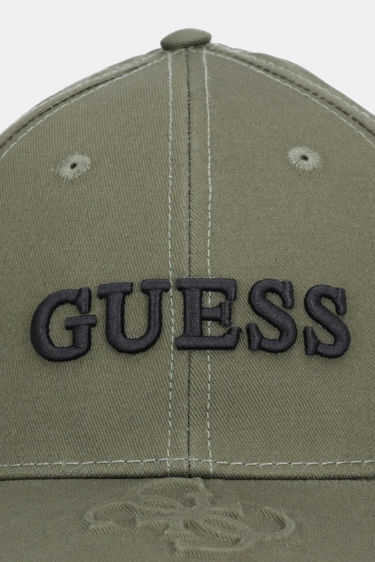 Guess czapka z daszkiem bawełniana AM9578.POL01 zielony AW25