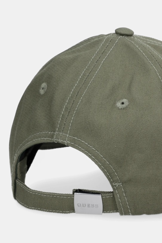 Akcesoria Guess czapka z daszkiem bawełniana AM9578.POL01 zielony