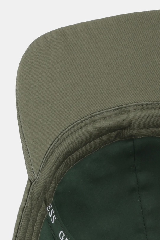 Guess czapka z daszkiem bawełniana zielony AM9578.POL01