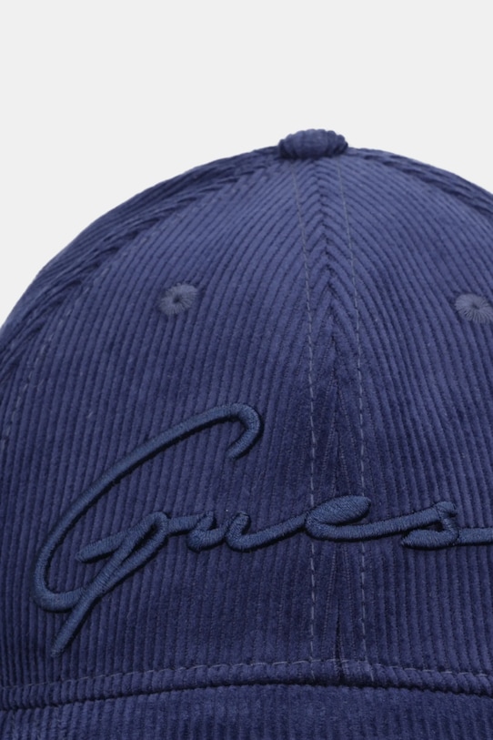 Guess czapka z daszkiem sztruksowa AM9579.POL01 granatowy AW25